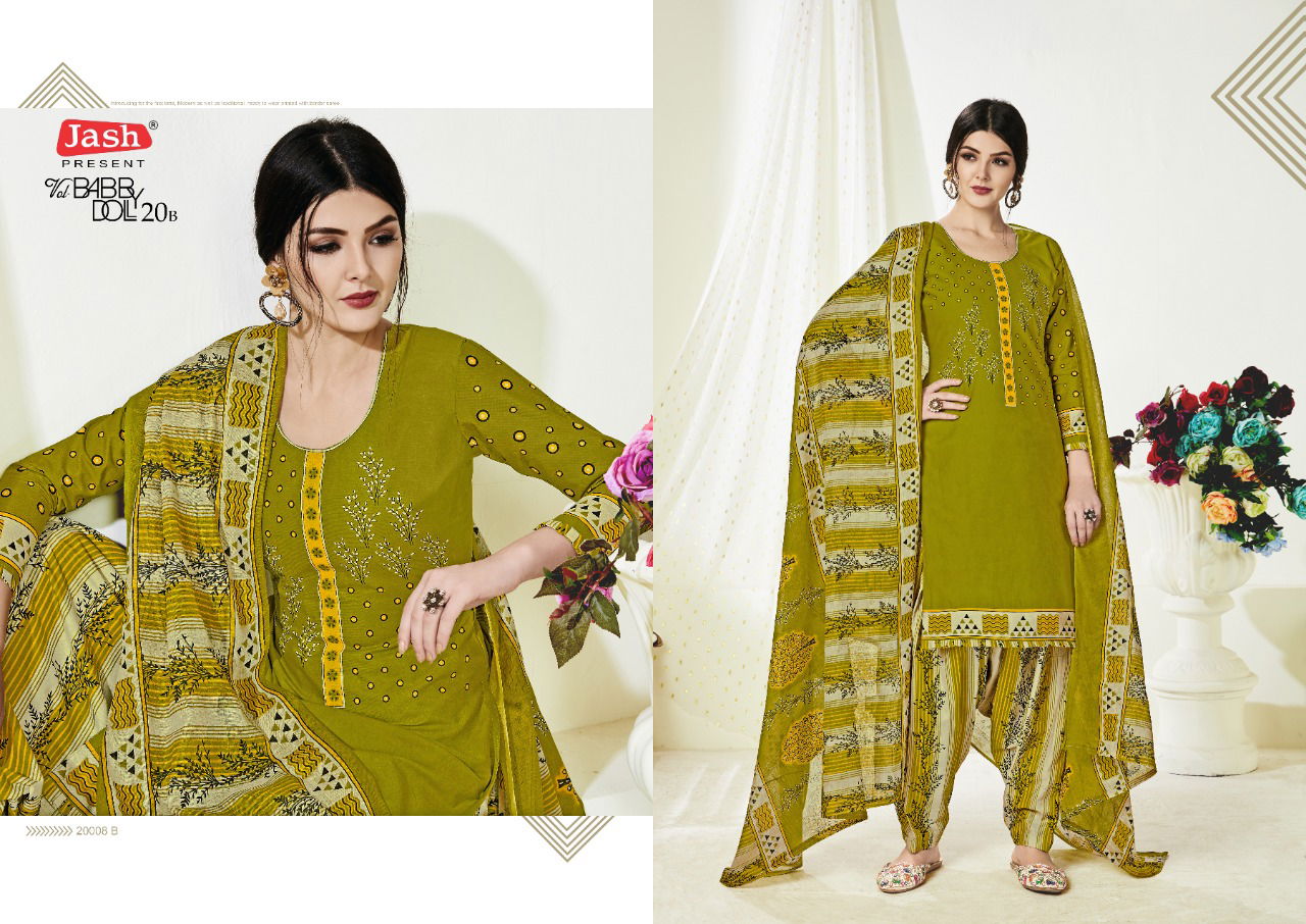 Jash Baby Doll 20 B Pure Cotton Printed Dress Material